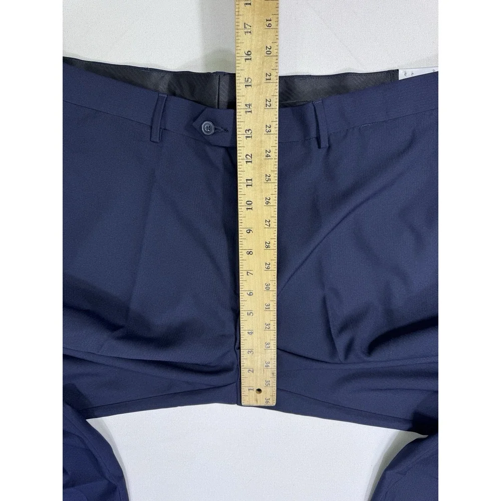 Croft & Barrow Easy Care Dress Pant Men 48x30 (48x29.5) NWT Admiral Navy Classic
